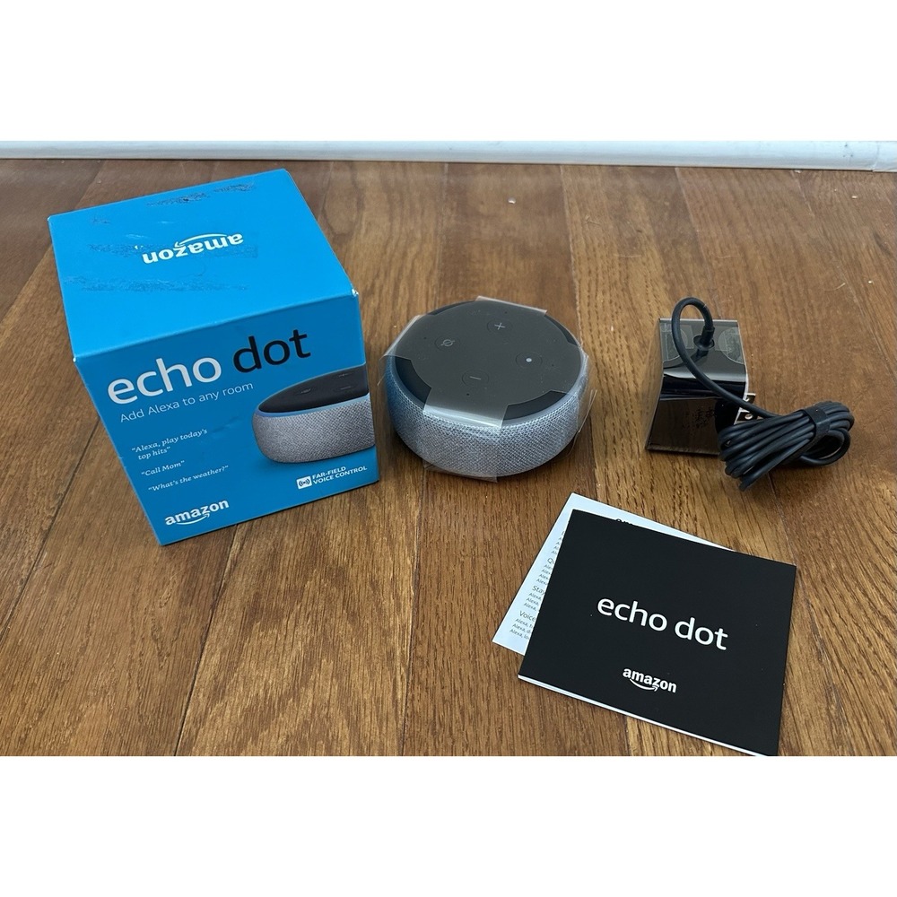 Amazon Echo Dot (3rd Generation) Smart Speaker with Alexa - Charcoal